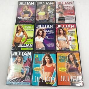 Large Lot of Jillian Michaels DVDs